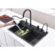 КУХНЕНСКА МИВКА 7547PVD BLACK + СМЕСИТЕЛ 7567131MB