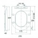 Тоалетна седалка ICST 4830 - 2 SLIM