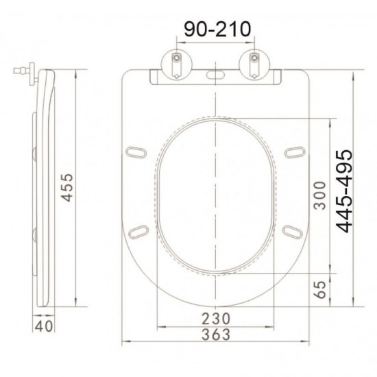 Тоалетна седалка ICST 7937MB SEAT