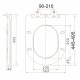 Тоалетна седалка ICST 7937MB SEAT