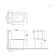 МОНОБЛОК 7937S BIDET NEW