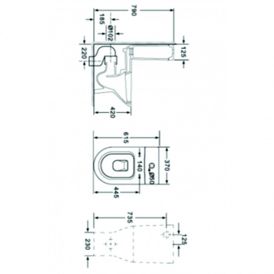 WC комплекти  » ICC 7937 GOLD