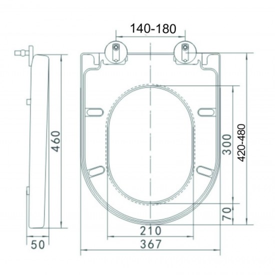 Тоалетна седалка ICST 7970 UF SEAT