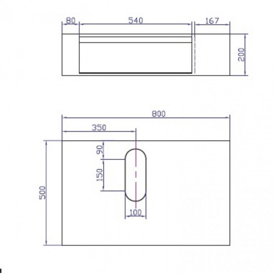 Умивалник  - ICP 8029 / 3861C