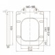 Тоалетна седалка ICST 6337/8036B SEAT