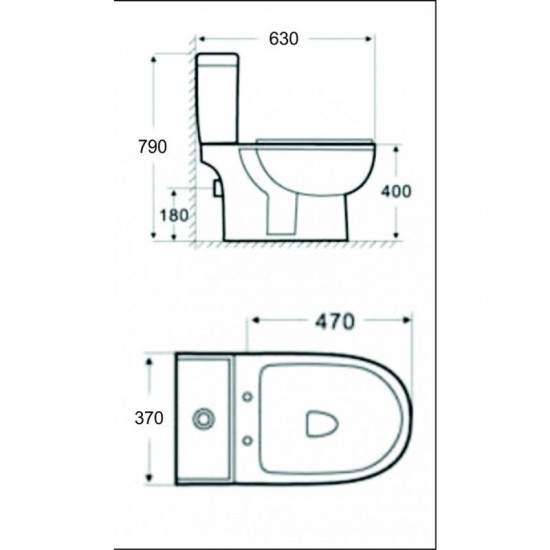 Моноблок  ICC 8036GEB P PP / 6736