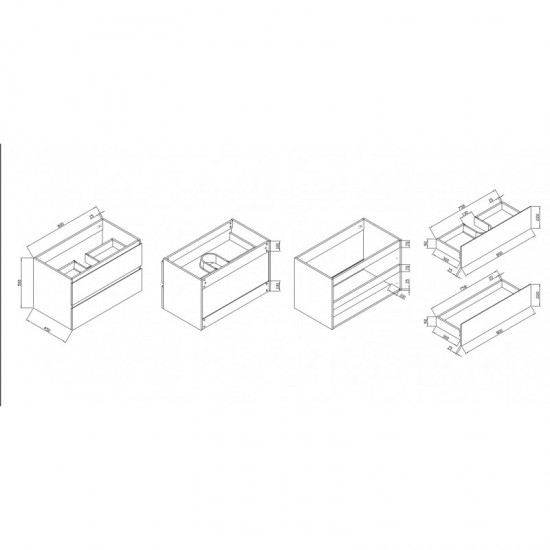 PVC ШКАФ ЗА БАНЯ ALFIO 8045-50