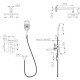 СЕТ ЗА ВГРАЖДАНЕ 2В1 / 3В1 » ICT 8123191BRUSH NICKEL