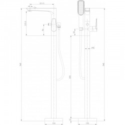 Месингов Смесител »  ICL 8214B