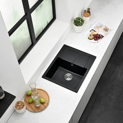 Гранитна мивка ICGS 8220 BLACK
