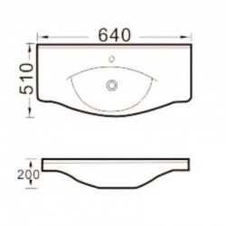 Умивалник ICC  8765NEW
