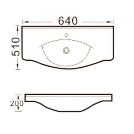 Умивалник ICC  8765NEW