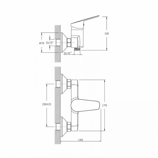 Месингов Смесител » ALFI ICF  9420123