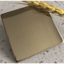ДЕКОРАТИВНИ ПАНЕЛИ ОТ НЕРЪЖДАЕМА СТОМАНА >>  IC 9829 8K MIRROR CHAMPAGNE GOLD
