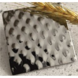 ДЕКОРАТИВНИ ПАНЕЛИ ОТ НЕРЪЖДАЕМА СТОМАНА >>  IC 9867 8K 6WL EMBOSSED SILVER