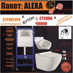 К-КТ СТРУКТ. 090 COMPACT+БУТОН 097AЕ+3755W bidet