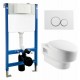 СТРУКТУРИ С БУТОН И КОНЗОЛНА ЧИНИЯ BG 097AE WHITE + 5363 - ПАКЕТ БИАНКА 5 В 1