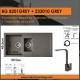 СЕТОВЕ ЗА КУХНЯ 2 в 1 / 3 в 1 BG 8201 GREY + 233010 GREY