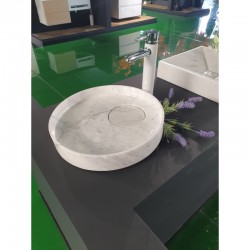 УМИВАЛНИК 43*43*9 CARRARA WHITE BASIN
