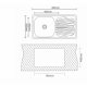 Кухненска мивка алпака ICK  8050PF  TAMPICO REVERSIVE