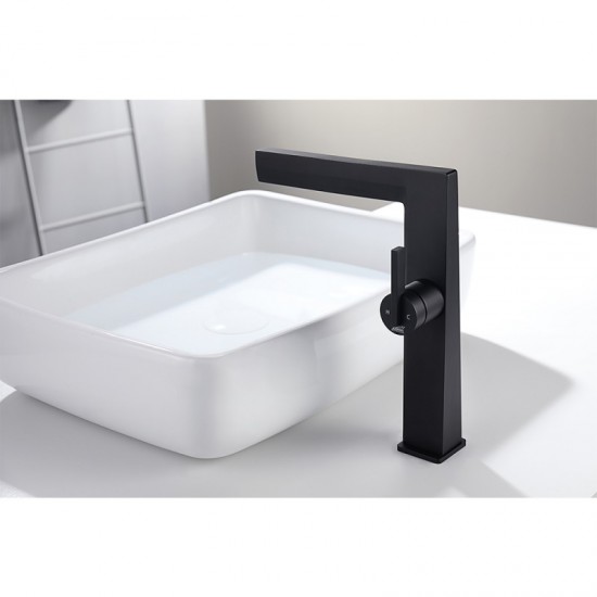 Месингов смесител Кони ICF 116223MB Черен мат