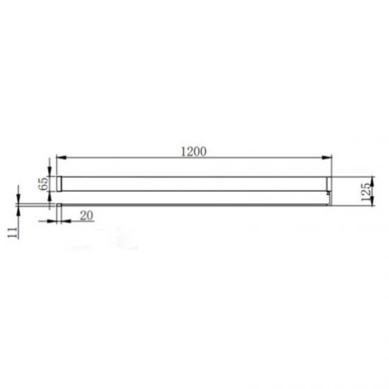 АЛУМИНИЕВА ЛАВИЦА + ПЕШКИРНИК ЗА ПАРАВАН SS113-120C