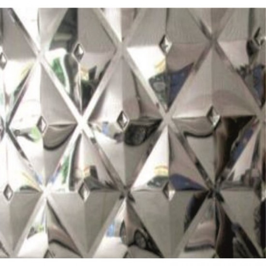 ДЕКОРАТИВНИ ПАНЕЛИ ОТ НЕРЪЖДАЕМА СТОМАНА >>  IC STYLE 011 PUNCHED SILVER