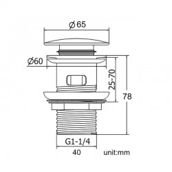 Сифон IC CC75OF LG
