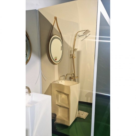 ДЕКОРАТИВНИ ПАНЕЛИ ОТ НЕРЪЖДАЕМА СТОМАНА >>  IC 9829 8K MIRROR CHAMPAGNE GOLD