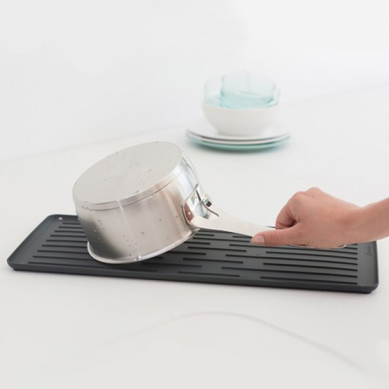 Сушилник за съдове Brabantia SinkSide Dark Grey, компактен Сушилник за съдове Brabantia SinkSide Dark Grey, компактен