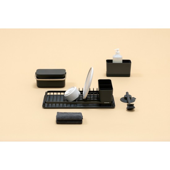 Сушилник за съдове Brabantia SinkSide Dark Grey, компактен