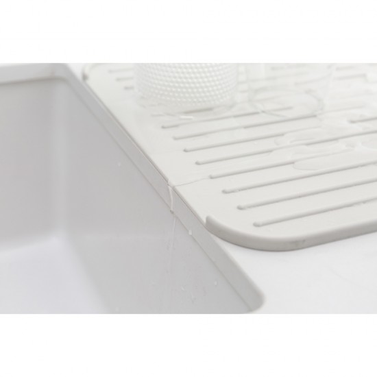 Подложка силиконова за съдове Brabantia SinkSide Light Grey 33х44cm
