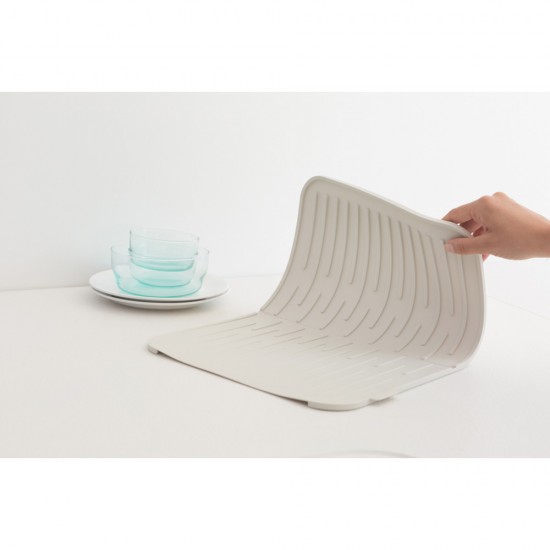 Подложка силиконова за съдове Brabantia SinkSide Light Grey 33х44cm