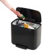 Кош за смет Brabantia Bo Pedal 36L, Matt Black