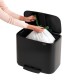 Кош за смет Brabantia Bo Pedal 36L, Matt Black