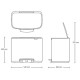 Кош за смет Brabantia Bo Pedal 36L, Matt Black Кош за смет Brabantia Bo Pedal 36L, Matt Black