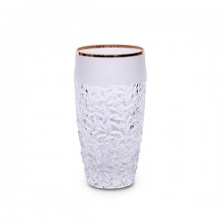Чаша за вода Bohemia 1845 Nicolette Gold Matt 430ml, 6 броя