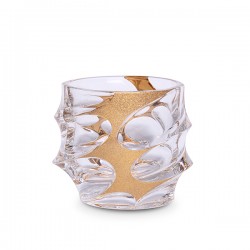 Чаша за уиски Bohemia 1845 Calypso Golden Ice 300ml, 6 броя