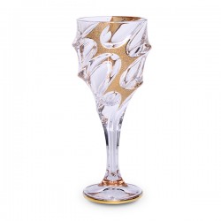 Чаша за вино Bohemia 1845 Calypso Golden Ice 270ml, 6 броя