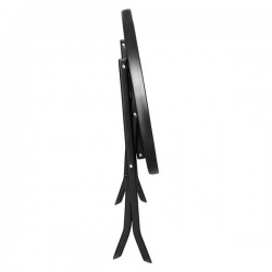 Маса Muhler D60xH74cm, сгъваема, стъклен плот