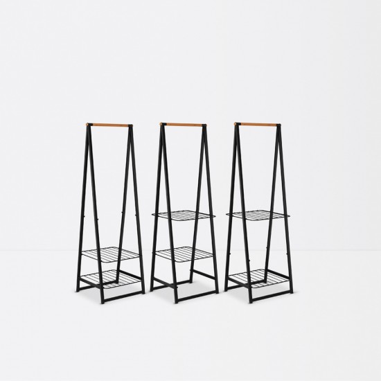 Многофункционална мебел Brabantia Linn Black, компактна