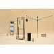 Многофункционална мебел Brabantia Linn Black, компактна