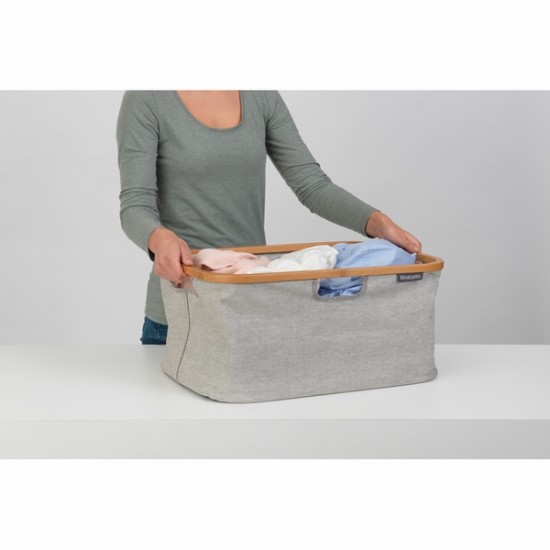 Панер за пране Brabantia Linn 40L, Grey, сгъваем Панер за пране Brabantia Linn 40L, Grey, сгъваем