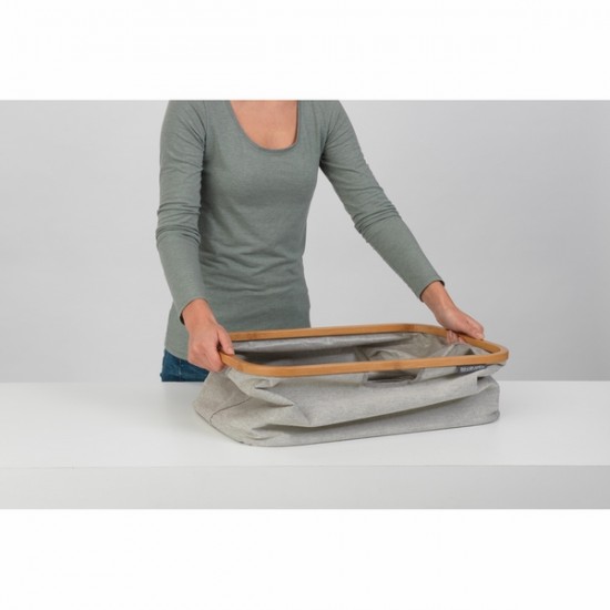 Панер за пране Brabantia Linn 40L, Grey, сгъваем Панер за пране Brabantia Linn 40L, Grey, сгъваем