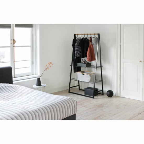 Комплект закачалки за дрехи Brabantia Black 4 броя, алуминий