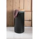 Кош за пране Brabantia 35L, Matt Black, корков капак