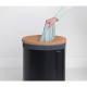 Кош за пране Brabantia 60L, Matt Black, корков капак