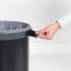 Кош за пране Brabantia 60L, Matt Black, корков капак
