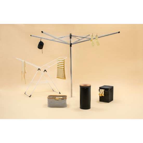 Кутия за пране Brabantia Stackable 35L, Pepper Black