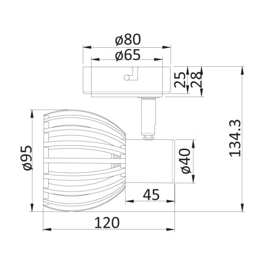 Спот 1-ца Woody, E14, 1 x max 40W Спот 1-ца Woody, E14, 1 x max 40W